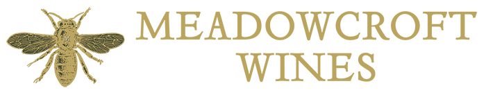 Meadowcroft Wines Scrolled light version of the logo (Link to homepage)